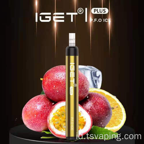 Vape sekali pakai IGET PLUS1200 Puffs Vape Pen